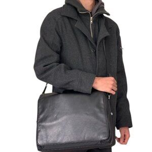 BOSS Hugo boss men leather briefcase
